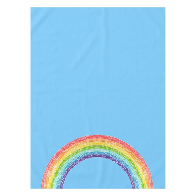 Mantel Arcoiris y cielo azul (Anverso)