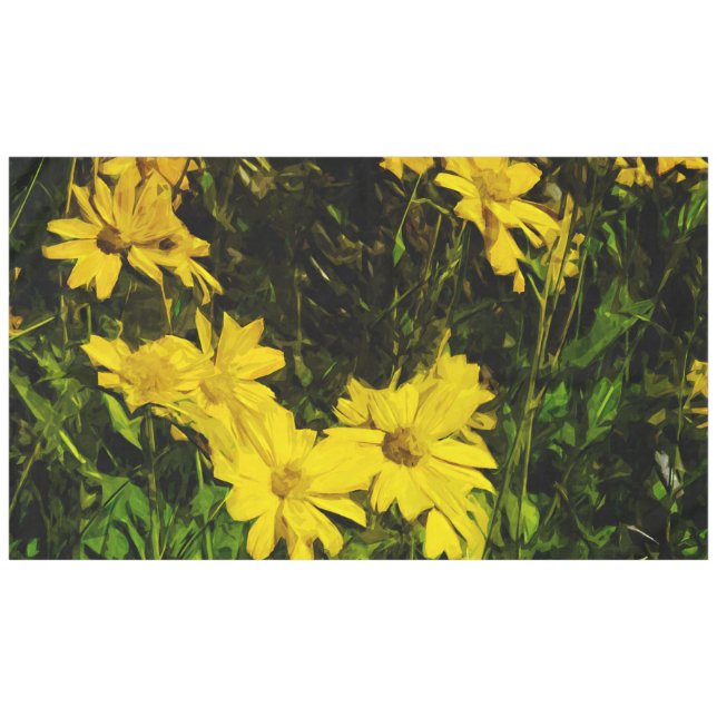 Mantel Arrowleaf Balsamroot Flor silvestre amarillo Resum (Frente (Horizontal))