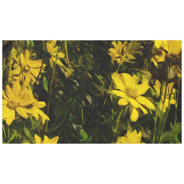 Mantel Arrowleaf Balsamroot Flor silvestre amarillo Resum (Frente (Horizontal))