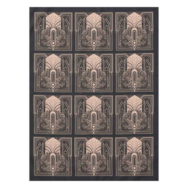 Mantel Art Deco (Anverso)