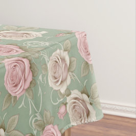 Mantel Art Nouveau Inspired Roses In Shades Of Dusty Pink