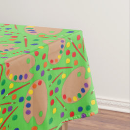 Mantel Art Paint Palette Cute Primer Fiesta de Cumpleaños