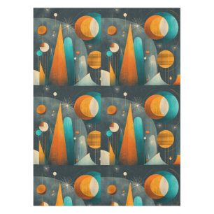 Mantel ✨Arte abstracto espacial futurista retro moderno ✨