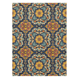 Mantel Arte Antiguo Nouveau Deco Majolica Floral Artesano