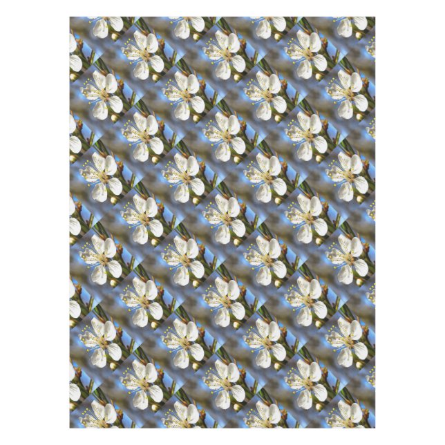Mantel Arte botánico Plum Blossom (Anverso)