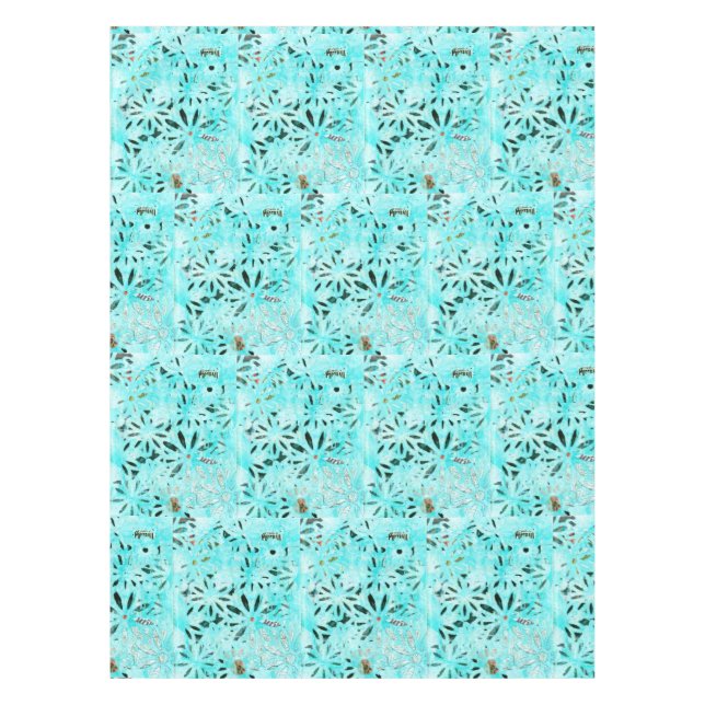 Mantel Arte Daisy de medios mixtos (Anverso)