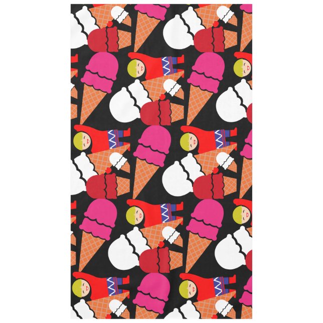 Mantel Arte De Helado Retro Vintage (Anverso)