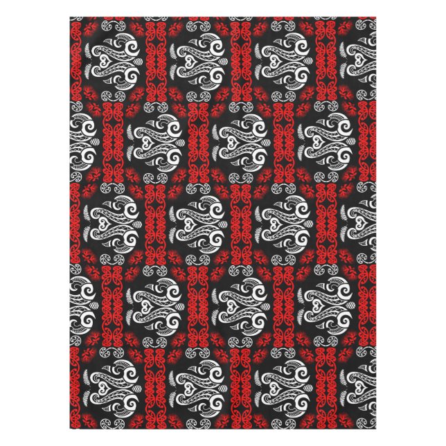 Mantel Arte de Nueva Zelanda Maorí (Anverso)