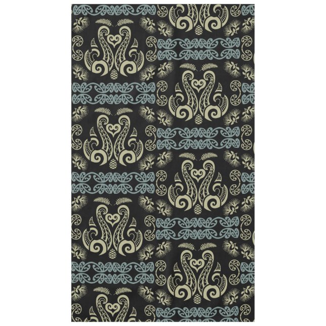 Mantel Arte de Nueva Zelanda Maorí (Anverso)