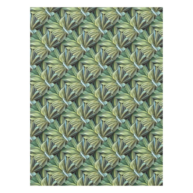Mantel Arte de realismo agave tropical (Anverso)