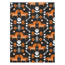 Mantel Arte folclórico escandinavo de caballos