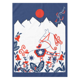 Mantel Arte Folclórico Sueco Y Acabado