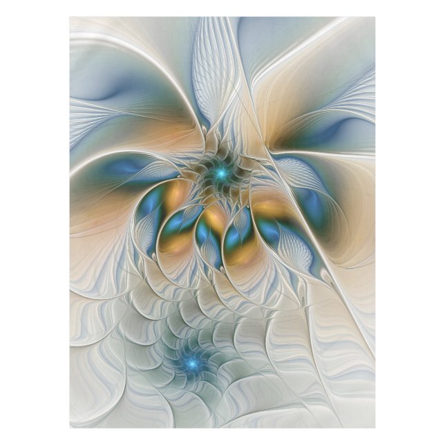 Mantel Arte fractal de fantasía abstracta y elevada con a (Anverso)