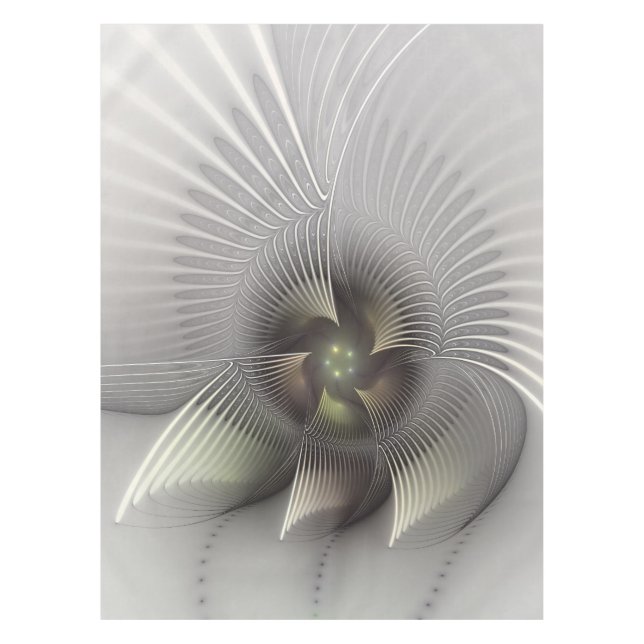 Mantel Arte fractal de forma 3D abstracto moderno (Anverso)