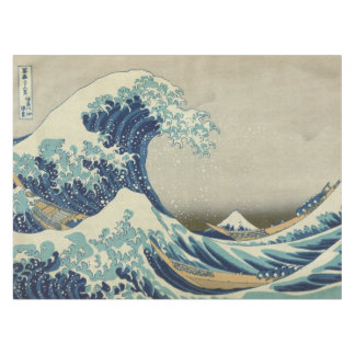 Mantel Arte japonés vintage, La gran ola de Hokusai