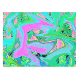 Mantel Arte líquido rosa y azul claro retro en Hydrangea