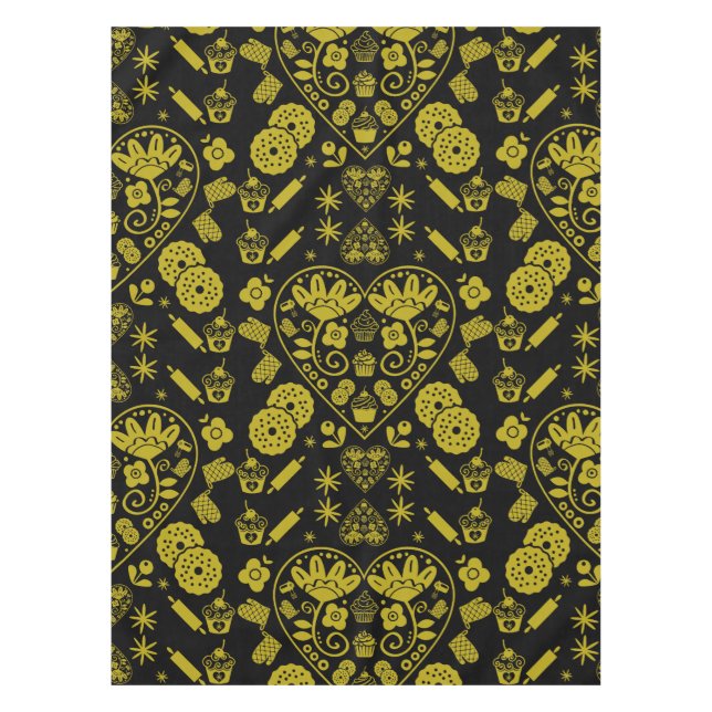 Mantel Arte popular para hacer pasteles (Anverso)