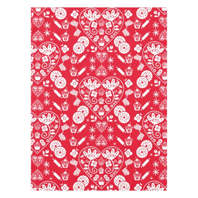 Mantel Arte popular para hacer pasteles (Anverso)