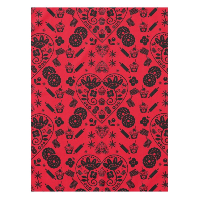 Mantel Arte popular para hacer pasteles (Anverso)