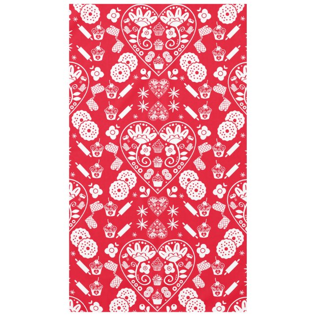 Mantel Arte popular para hacer pasteles (Anverso)