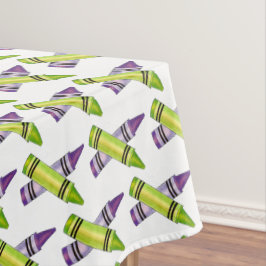 Mantel Artista docente de material de arte de Crayón verd