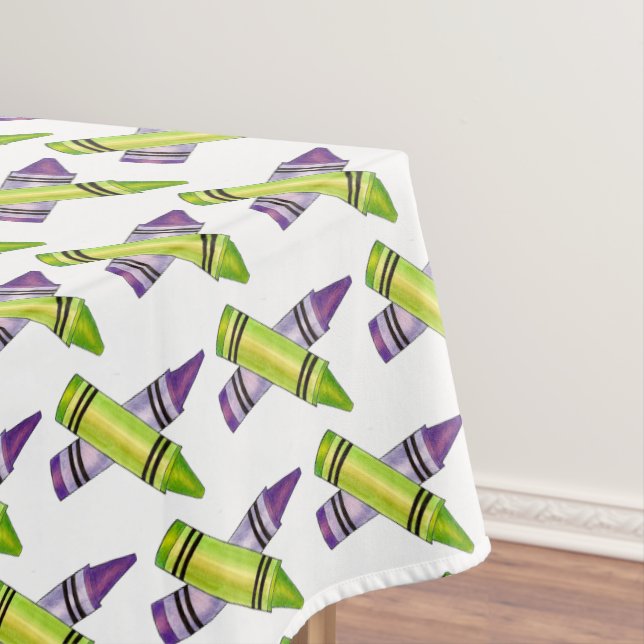 Mantel Artista docente de material de arte de Crayón verd (In Situ)