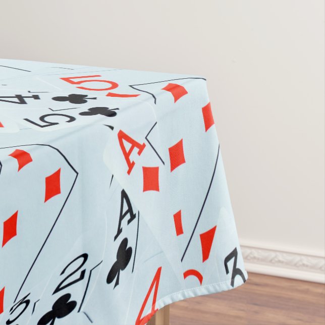 Mantel As A Cinco Diamantes Y Clubes, (In Situ)