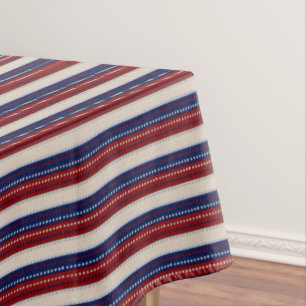 Mantel Aspecto de cuero Estrellas-Rayas-52x70 TABLECLOTH