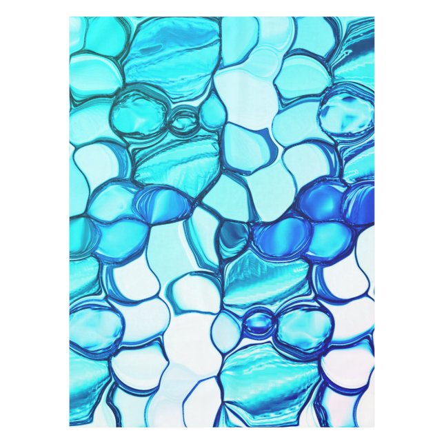 Mantel Aspecto redondo como piedras en tonos similares a  (Anverso)