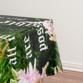 Mantel Astilbe con Mark 10:27