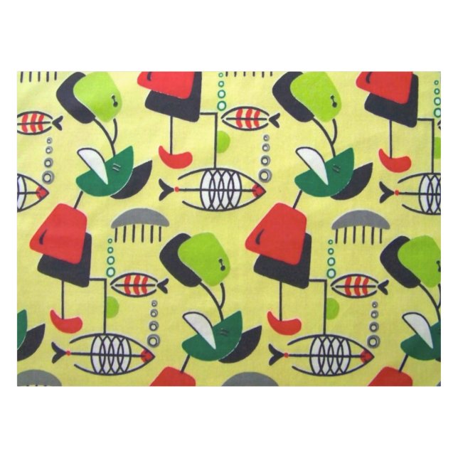 Mantel atómico moderno de los pescados de los (Frente (Horizontal))