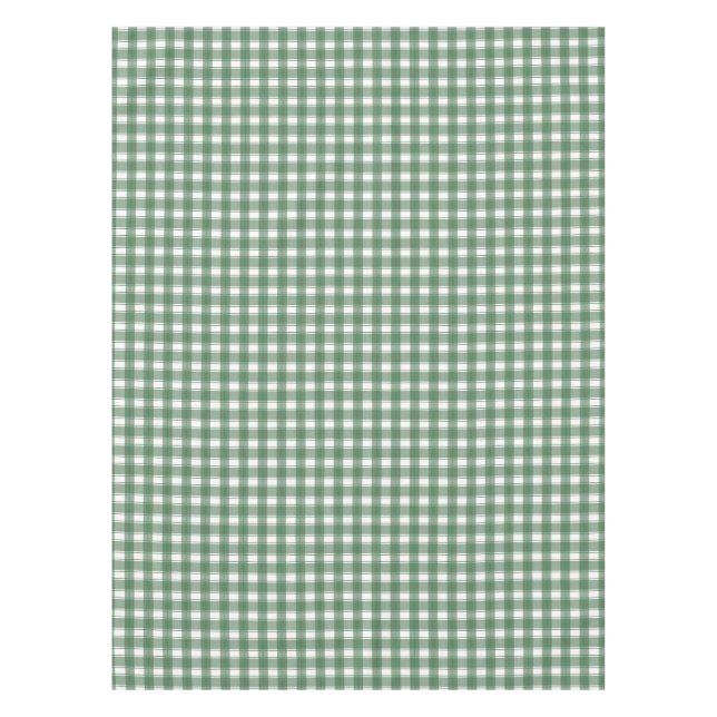 Mantel Atractivo Gingham Verde (Anverso)