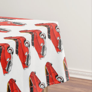 Mantel Automóvil rojo clásico de 1948