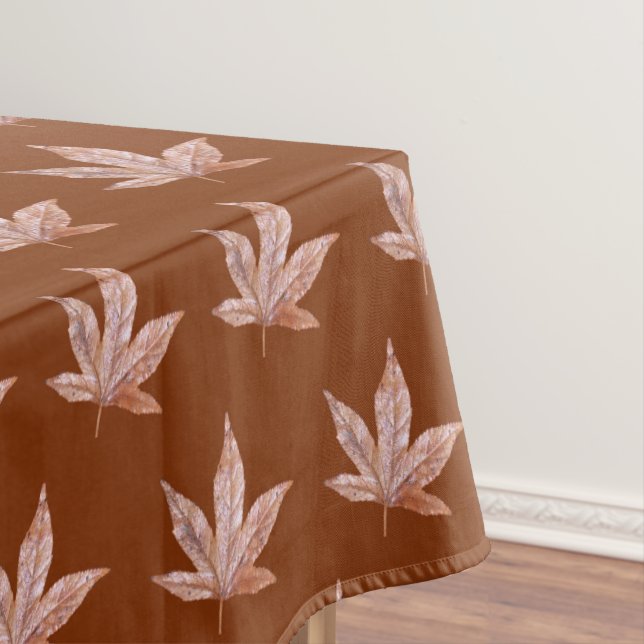Mantel Autumn Leaves Tablecloth (In Situ)