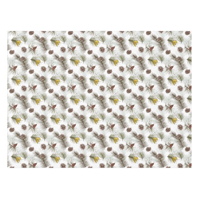 Mantel Autumn Pine Cones (Frente (Horizontal))