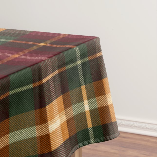Mantel Autumn Plaid  (In Situ)