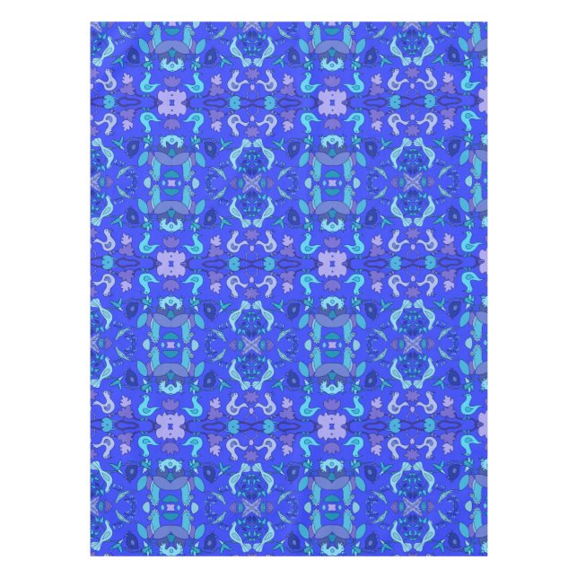 Mantel Aves azules (Anverso)