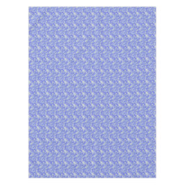 Mantel Aves blancas y flores azules