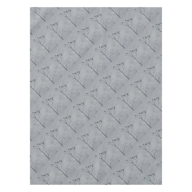 Mantel Aves de Invierno (Anverso)