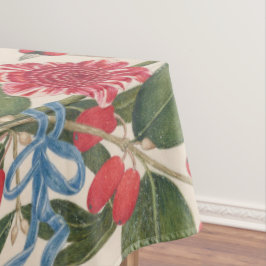 Mantel Aves marrones con flores y mariposa