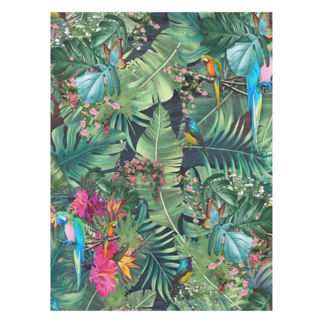 Mantel Aves tropicales del paraíso (Anverso)