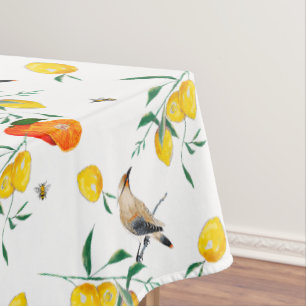 Mantel Aves, verano, limones, abejas
