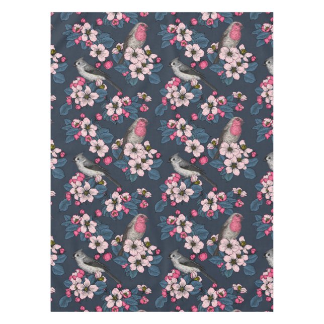 Mantel Aves y flores (Anverso)