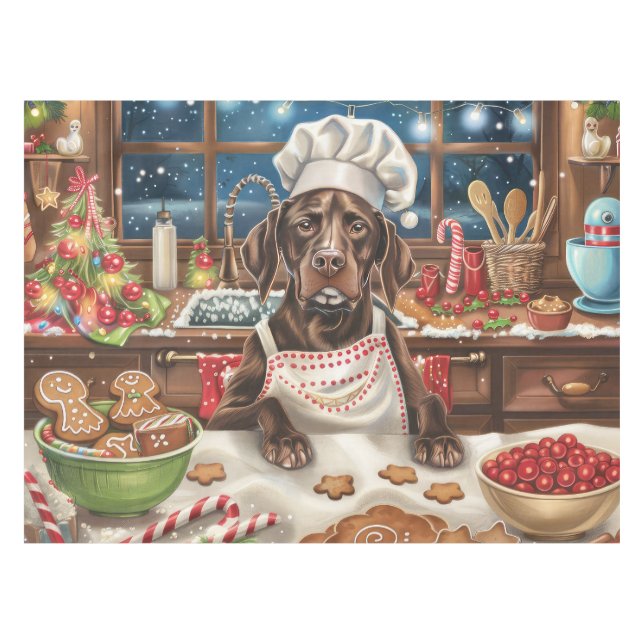 Mantel Aviso de feriado de punteros alemán de corta durac (Frente (Horizontal))