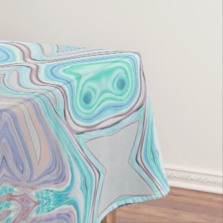 Mantel azul acua menta verde lilo púrpura arcoiris pastel