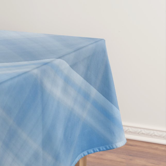 Mantel Azul cielo azul y blanco trenzado (In Situ)