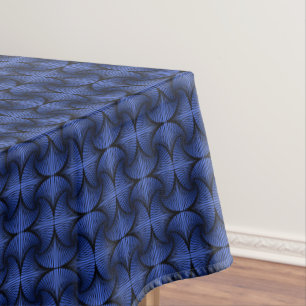 Mantel Azul del ventilador de vieira 3D geométrico gráfic