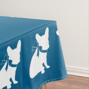 Mantel Azul francés Bulldog Baby Shower francés francés