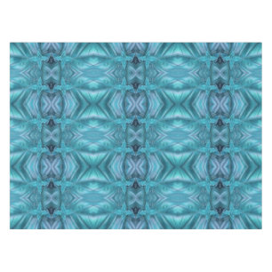 Mantel Azul Glaseado Abstracto