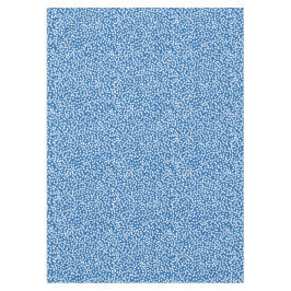 Mantel Azul nebulosa con puntos de nieve blanca